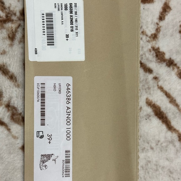 Gucci Sandals size 39, worn once. Perfect condition. - Picture 2 of 7